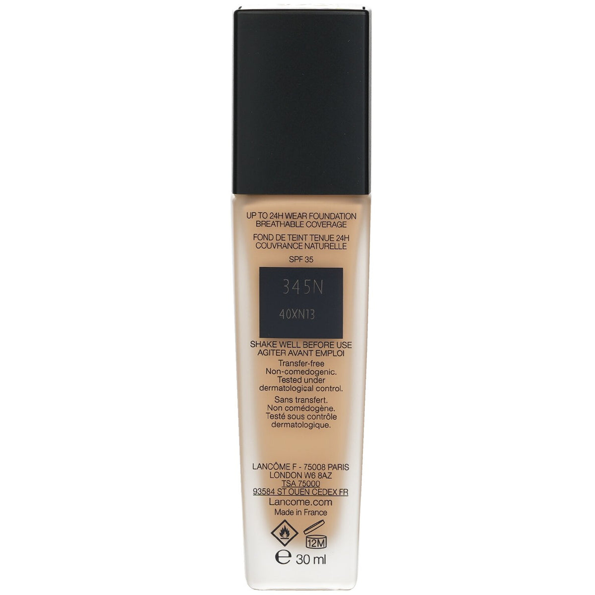Lancome - Teint Idole Ultra Wear Foundation SPF 35 - # 345N  - 30ml/1oz