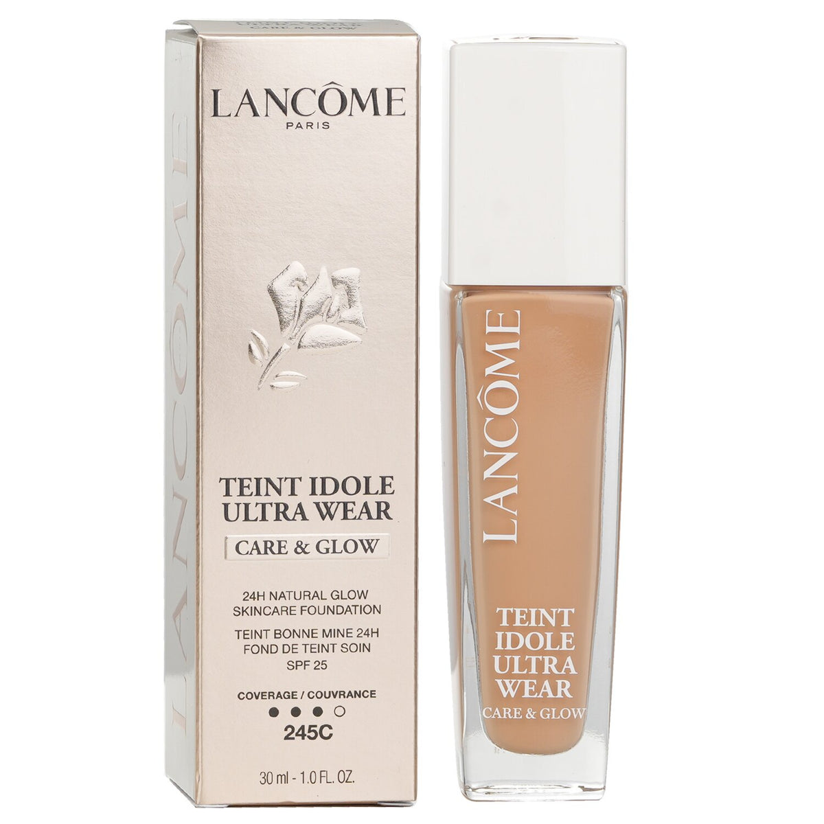 Lancome - Teint Idole Ultra Wear Care & Glow Foundation - # 245C  - 30ml/1oz