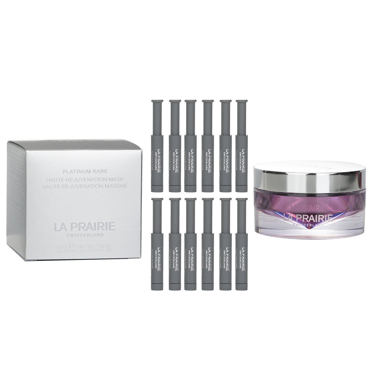 La Prairie - Platinum Rare Haute Rejuvenation Overnight Mask  - 20ml+12x0.7ml
