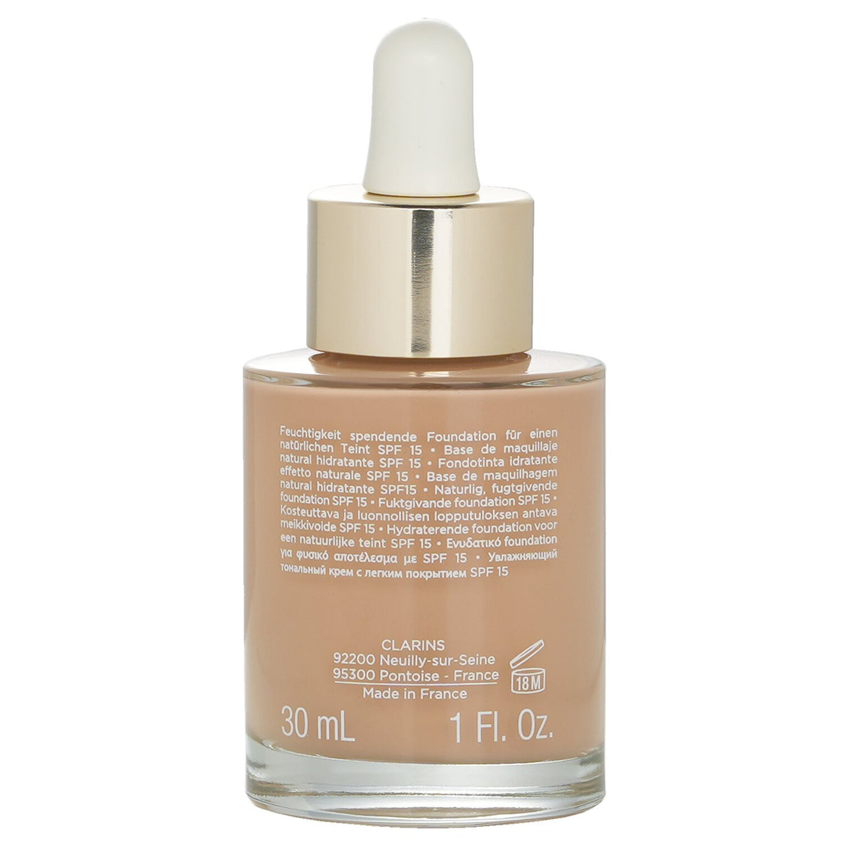 Clarins - Skin Illusion Natural Hydrating Foundation SPF 15 - # 108.5 Cashew  -