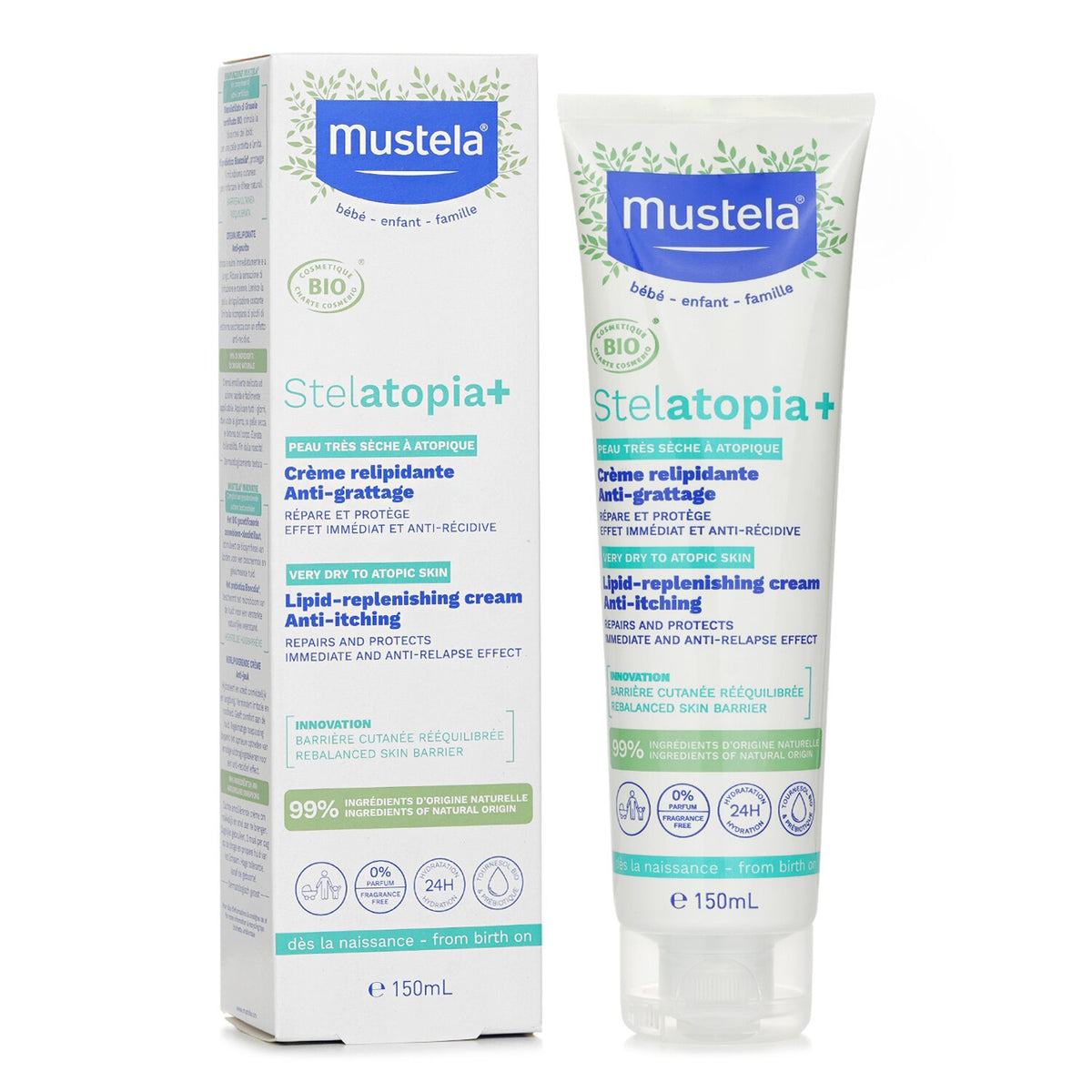 Mustela - Stelatopia+ Lipid Replenishing Cream  - 150ml