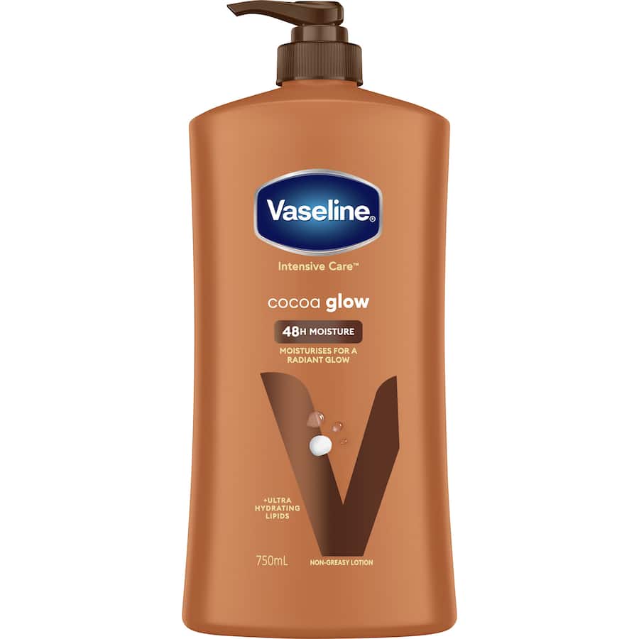 Vaseline Intensive Care Body Lotion Cocoa Pump 750mL