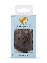 Lady Jayne  - Mid Brown Bun Nets - 3 Pk