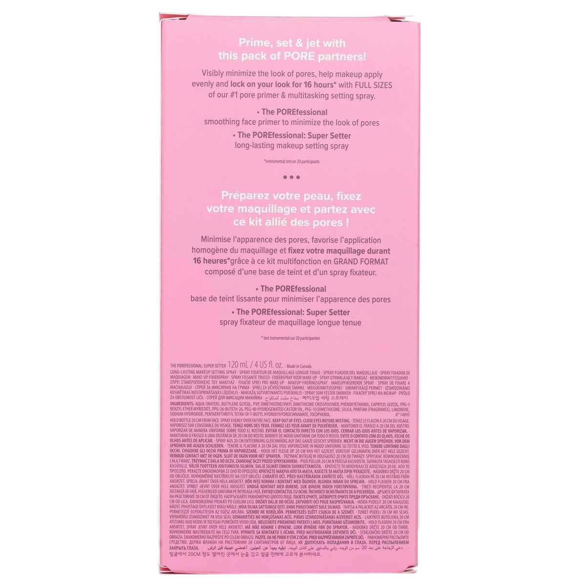 Benefit Prime & Set Pore Pack: The Porefessional Smoothing Face Primer + Sup