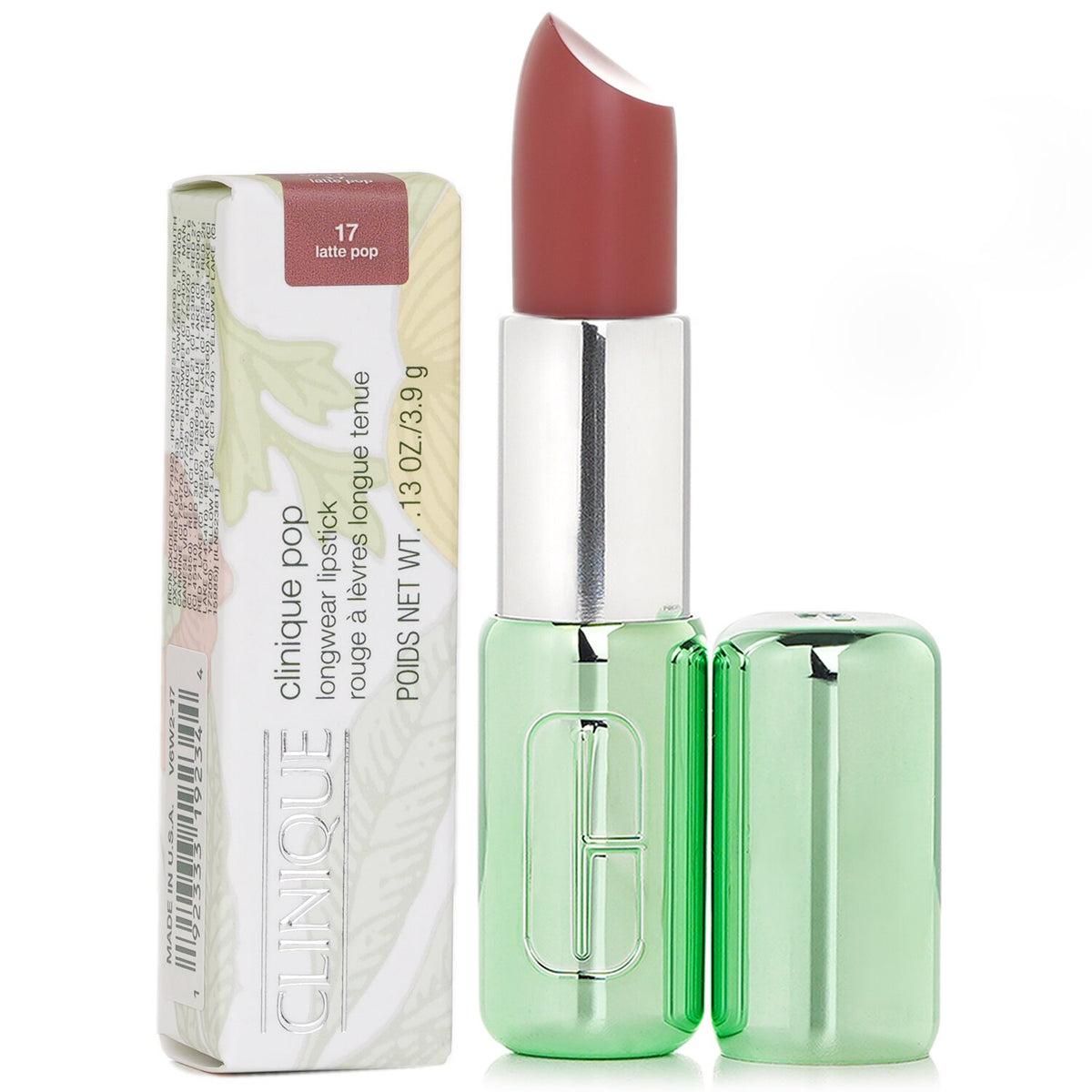 Clinique Pop Longwear Lipstick MatteÂ - # 17 Latte Pop 3.9g/0.13oz