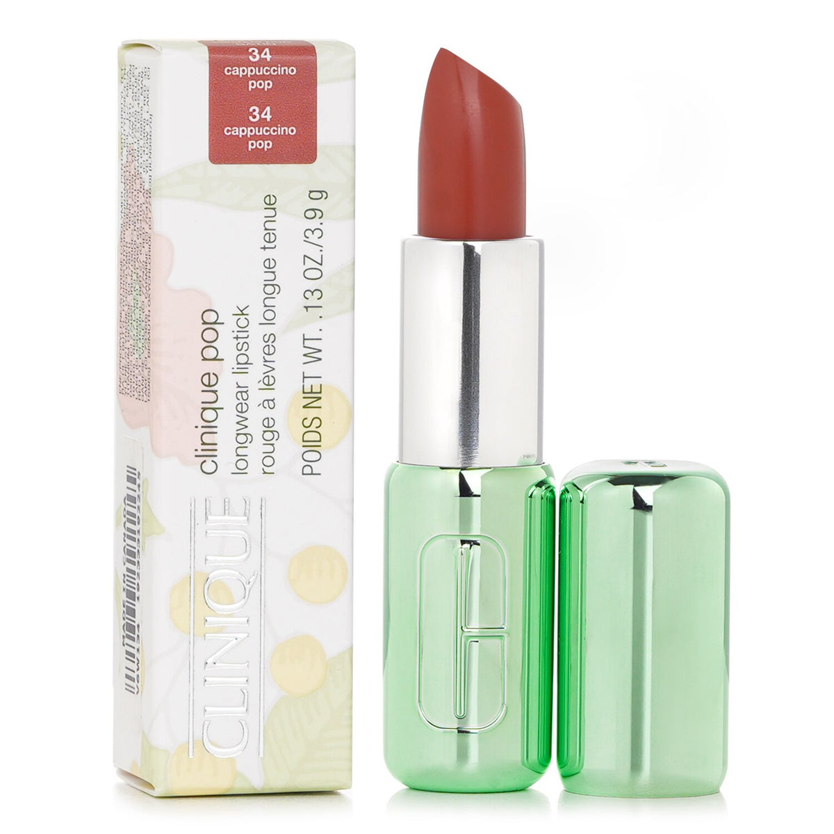 Clinique Pop Longwear Lipstick SatinÂ - # 34 Cappuccino Pop 3.9g/0.13oz