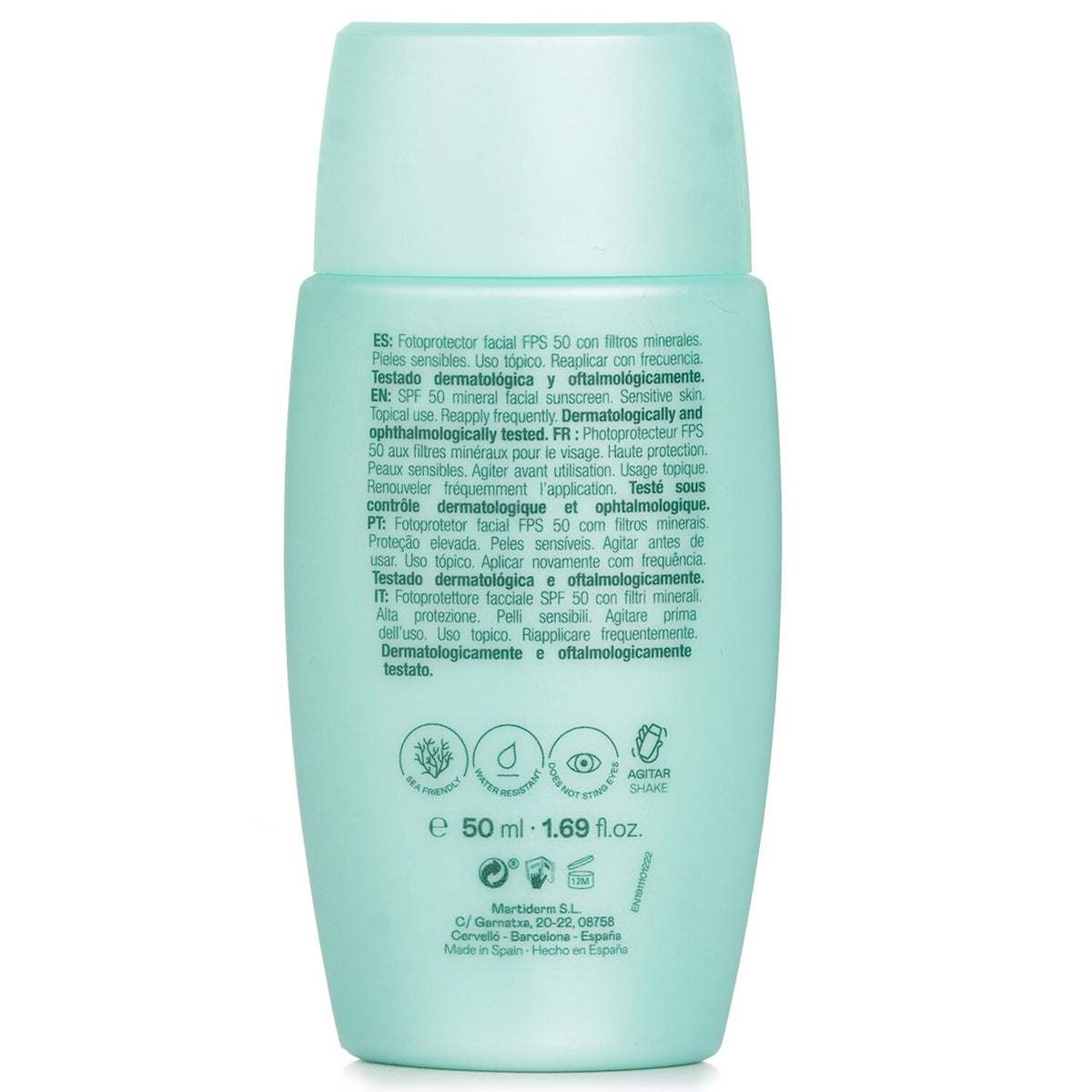 Martiderm Sun Care Mineral D Fluid SPF 50 50ml