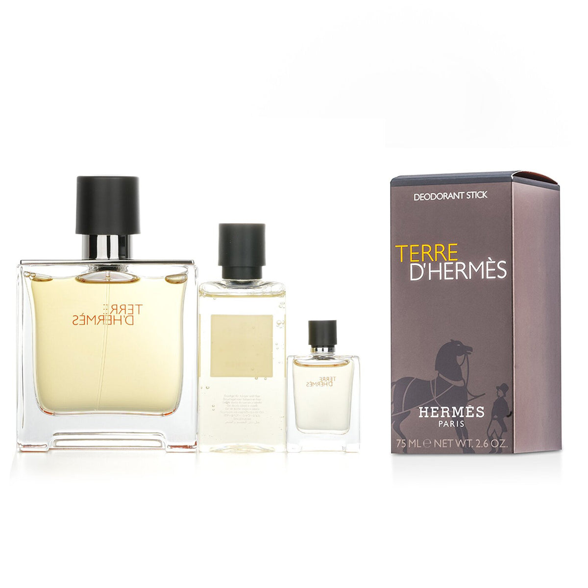 Hermes Hermes Terre D'Hermes Pure Set + Terre D'Hermes Deodorant Stick 2pcs