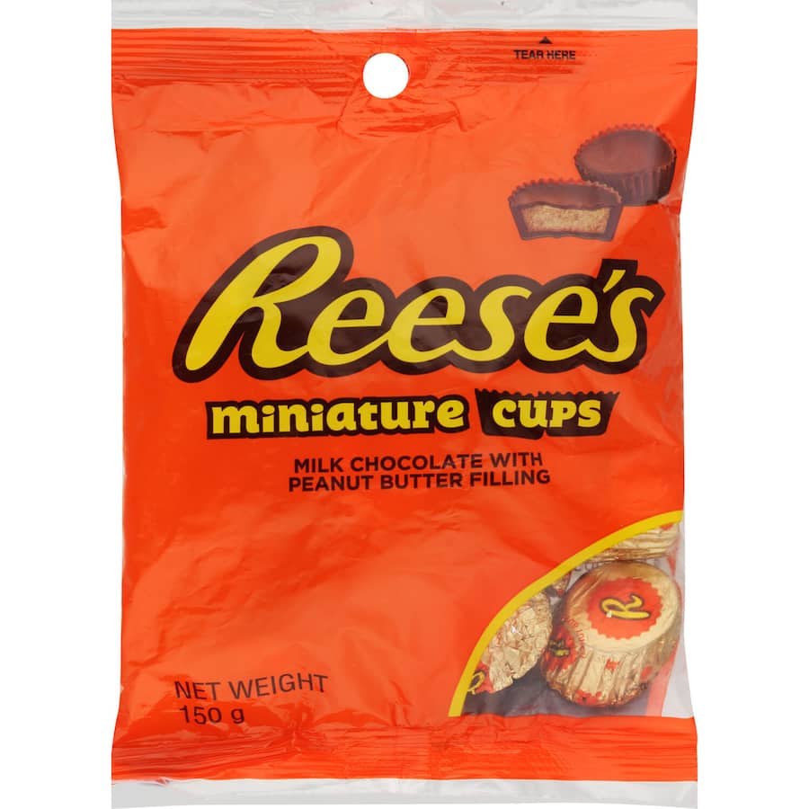 Reese's Chocolate Sharepack Miniature Cups Peanut Butter Share pack 150g