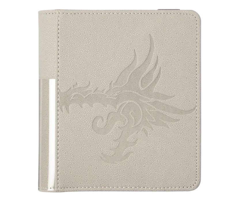 Dragon Shield: Card Codex Portfolio 80  - Ashen White