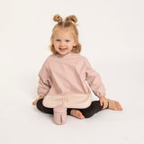Recycled Long Sleeve Bib - Pink - All4Ella