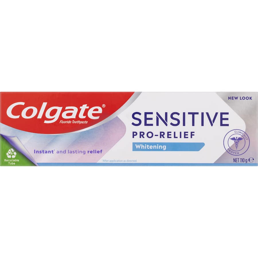 Colgate Sensitive Toothpaste Pro Relief Teeth Whitening Tube 110g