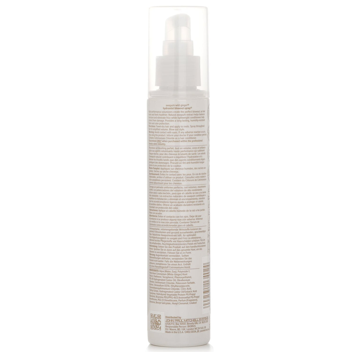 Paul Mitchell Awapuhi Wild Ginger Hydromist Blowout Spray  150ml