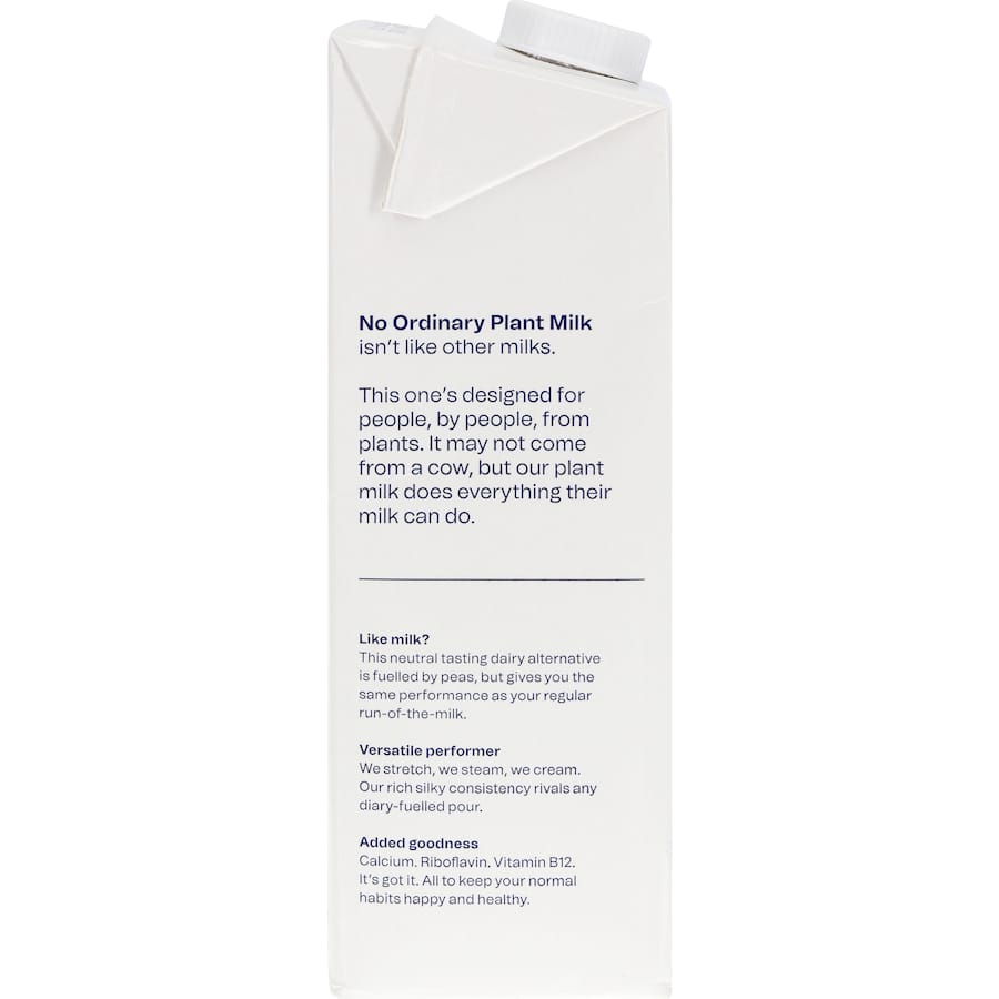 No Ordinary Plant Milk  Carton 1L