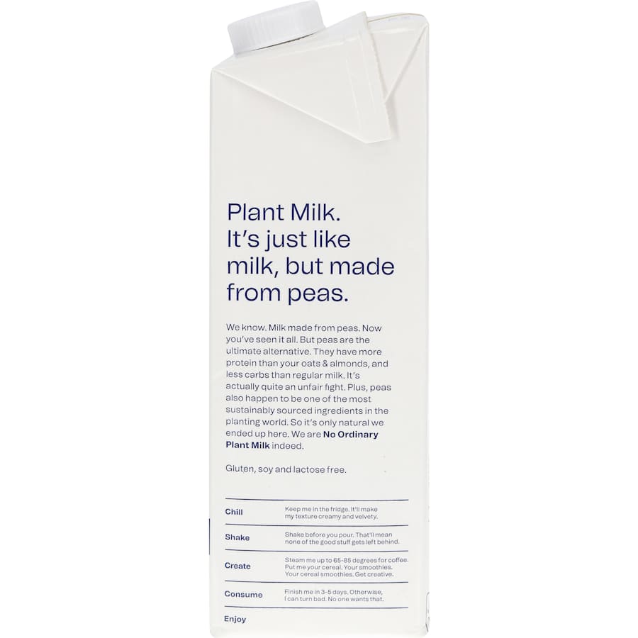 No Ordinary Plant Milk  Carton 1L