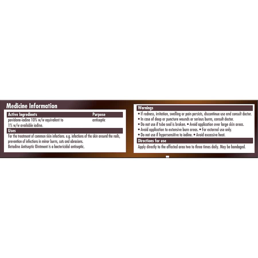 Betadine Antiseptic Ointment 25g