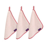 Bamboo Baby Washcloth 3pk - Pink - ClevaMama