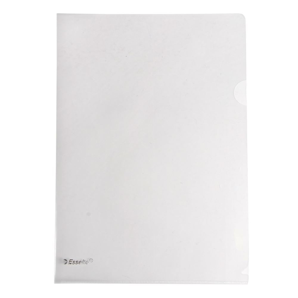 Esselte Heavy Duty A4 Clear Letterfile 12 Pack for organized, protected document storage at home, office, or school.