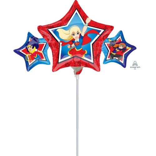 Foil Balloons - Mini Shape Dc Superhero Girls