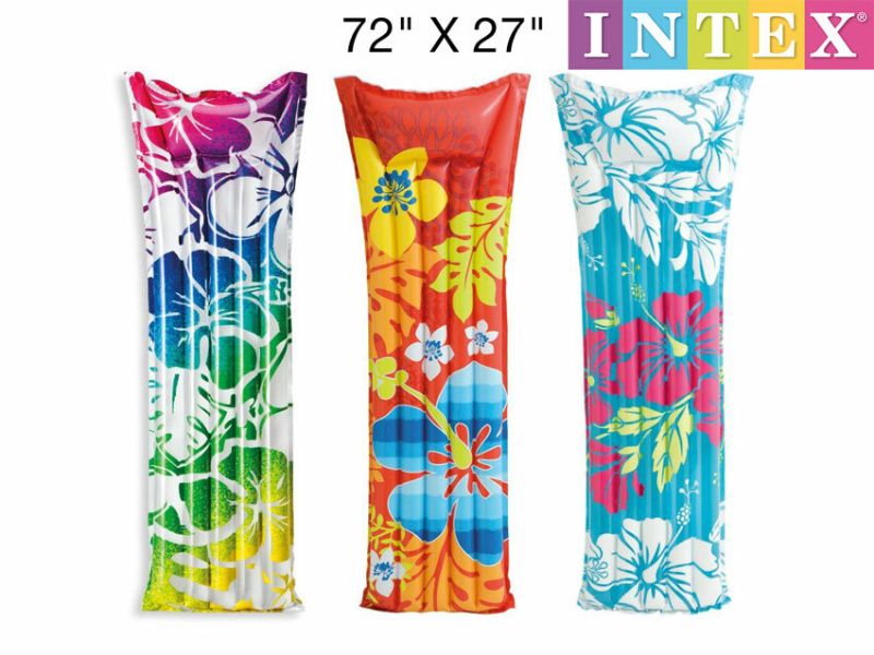 Floating Mats - INTEX Fashion 183cm (24 Assorted Units)