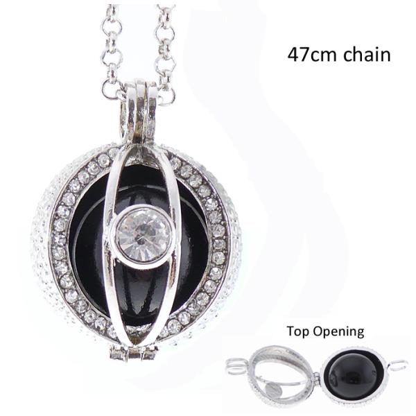 Angel Caller Necklace - Cocoon w/ Diam Rhod (47cm)