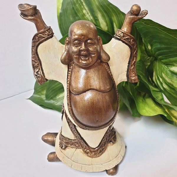 Happy Buddha On Turtle
