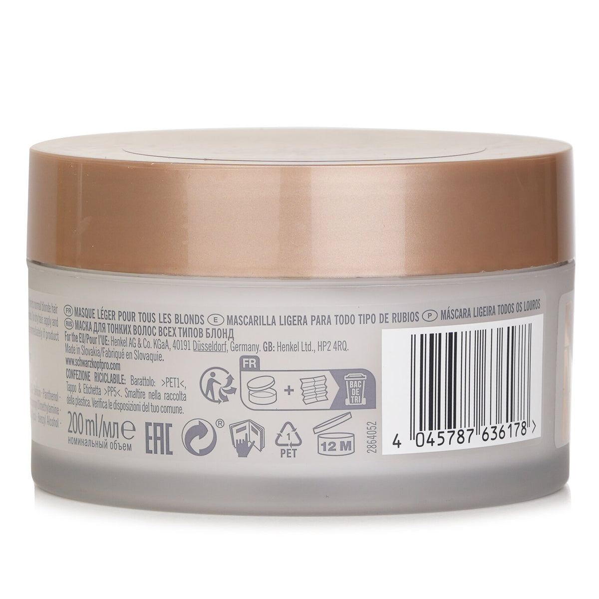 Schwarzkopf Blond Me All Blondes Light Mask   200ml