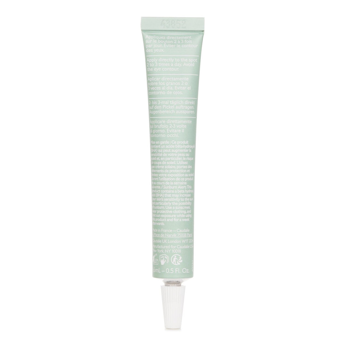 Caudalie Vinopure Salicylic Spot Solution  15ml
