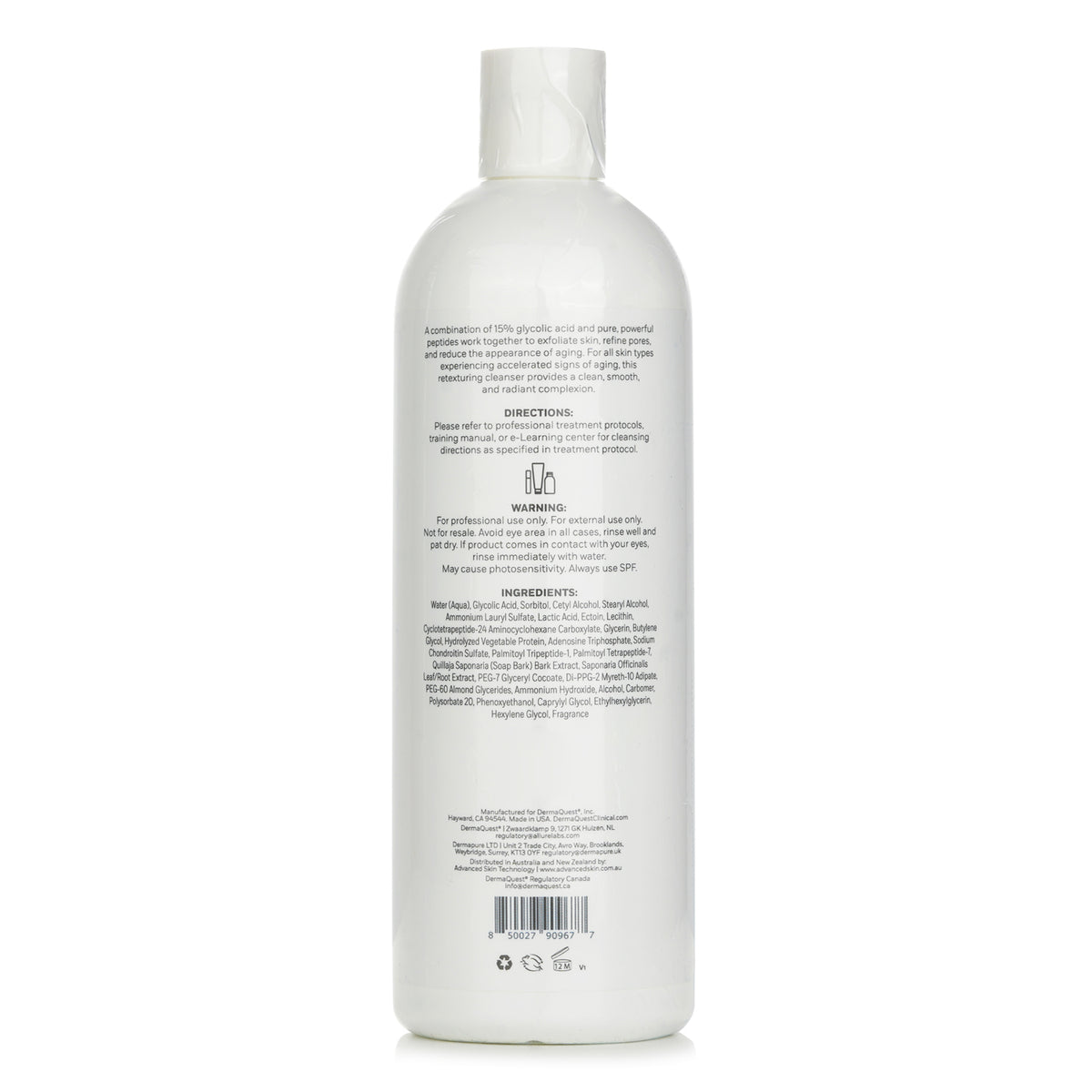 DermaQuest Glyco Resurfacing Cleanser (Professional Size)  473.2ml/16oz