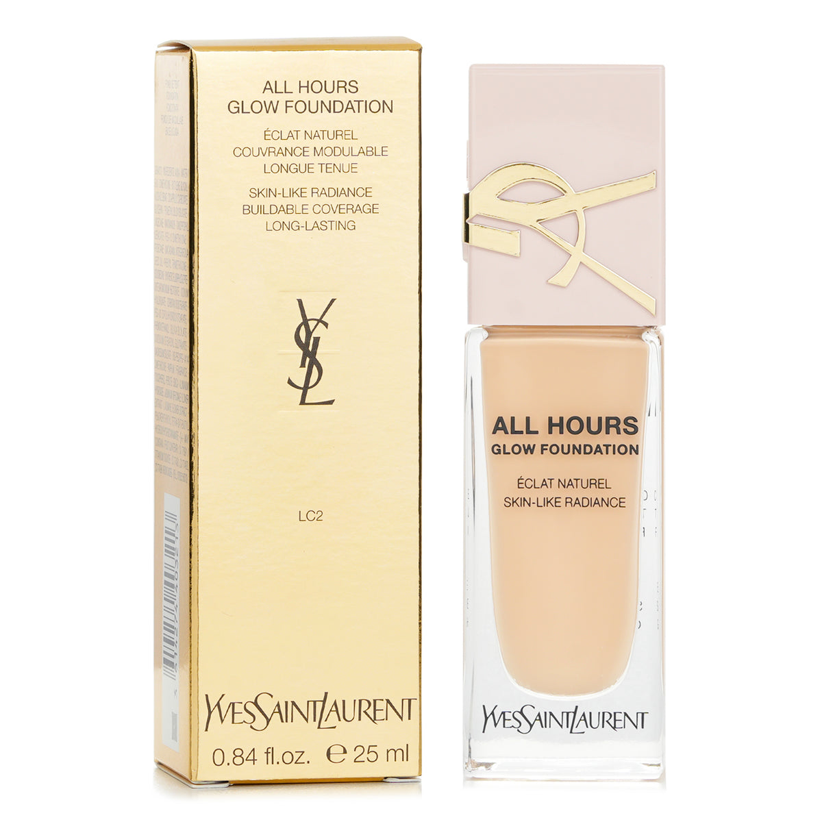 Yves Saint Laurent All Hours Glow Foundation - # LC2  25ml