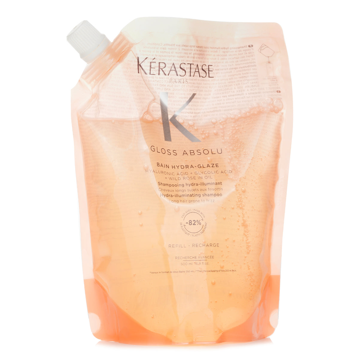 Kerastase Gloss Absolu Bain Hydra Glaze Shampoo Refill  500ml