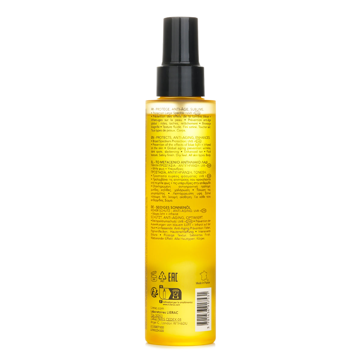 Lierac Sunissime The Silky Sun Oil Body SPF 30  150ml