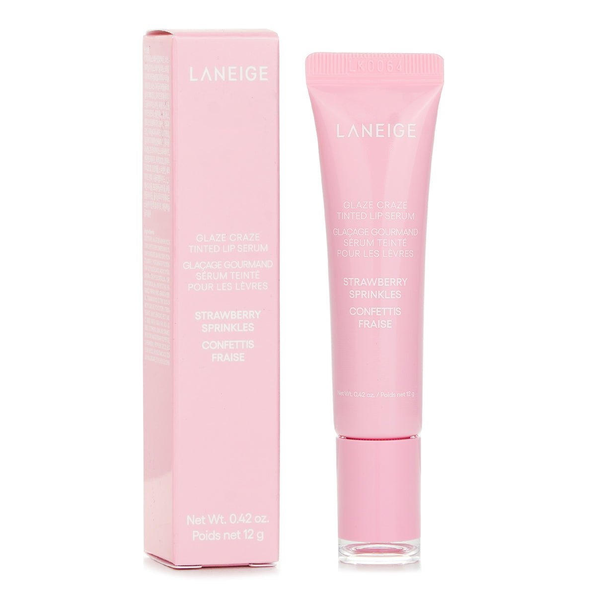 Laneige Glaze Craze Tinted Lip Serum - # Strawberry Sprinkles  12g