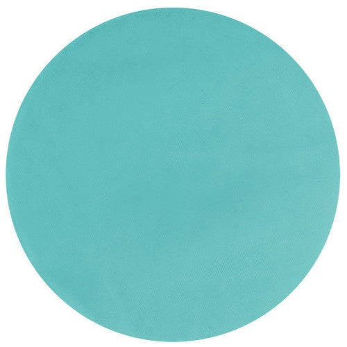 Pack of 50 Robin's-Egg Blue Tulle Circles, 9 inches, perfect for elegant decor and crafting for any event.