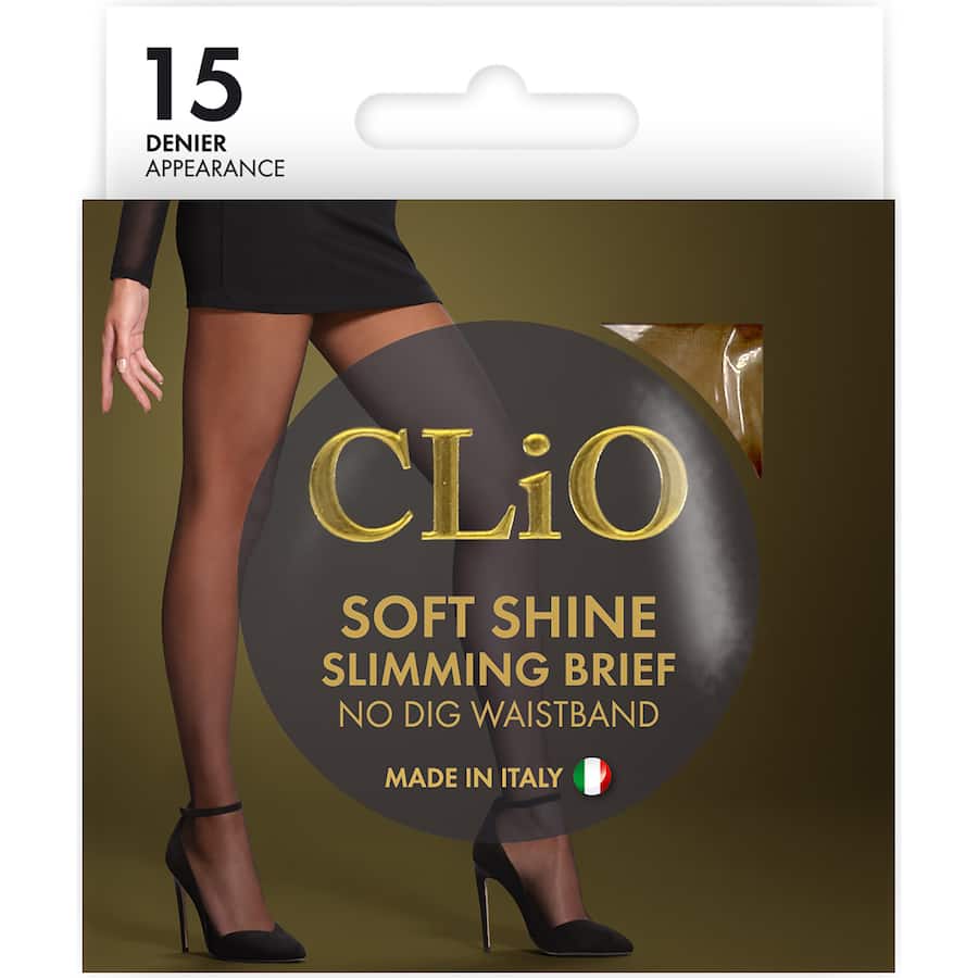 Clio Italian Pantyhose Tall Slimming Natural 15 Denier - 1pr