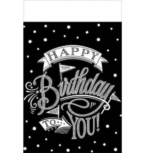 Plastic TABLECOVER - HOORAY, IT'S YOUR BIRTHDAY