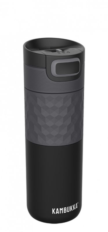 Kambukka-Etna-Grip-3-in-1-Snapclean-500ml-Travel-Mug-Black-Steel
