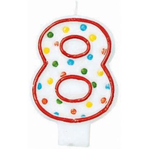 Chic Polka Dots Flat Candle #8 with vibrant design, eco-friendly materials, perfect for home decor and creating ambiance.
