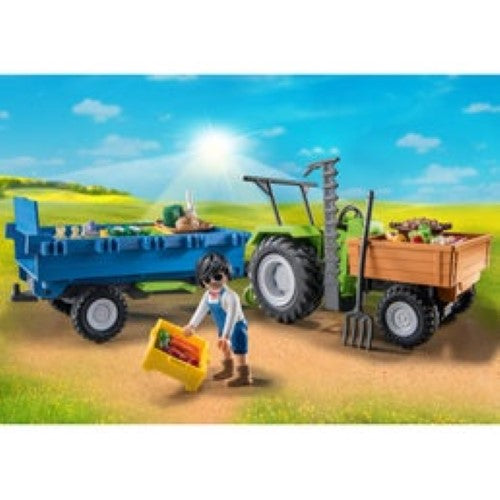 Playmobil Harvester Tractor with Trailer