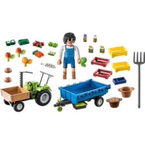 Playmobil Harvester Tractor with Trailer