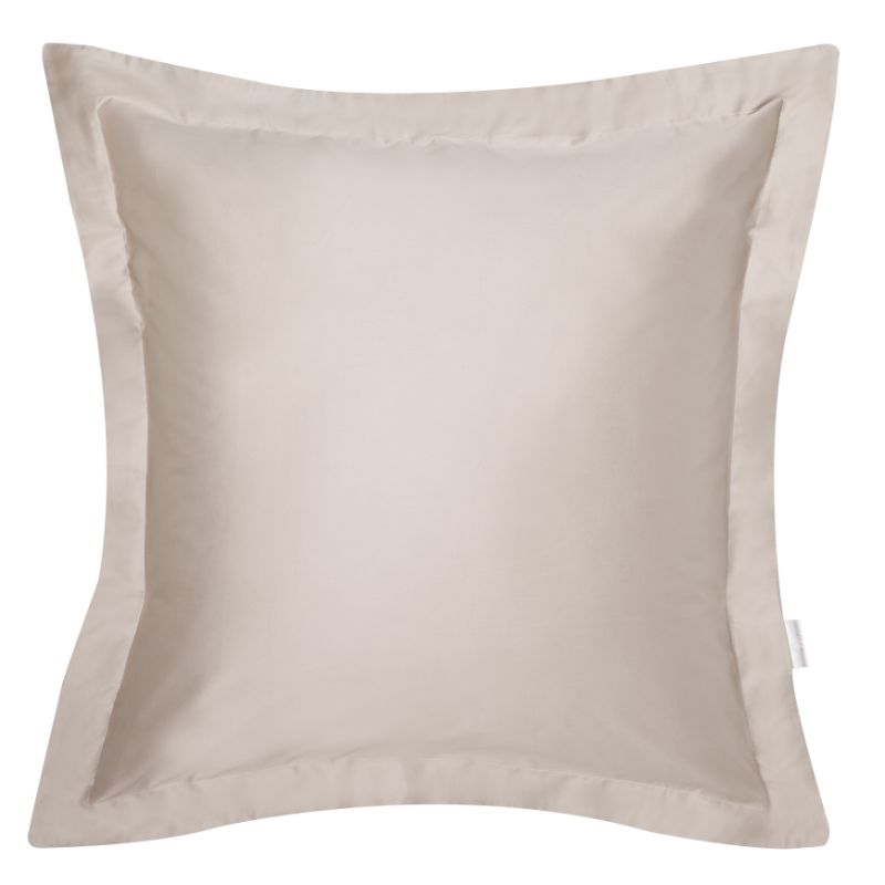 400TC European Pillowcase (Linen) by Logan & Mason