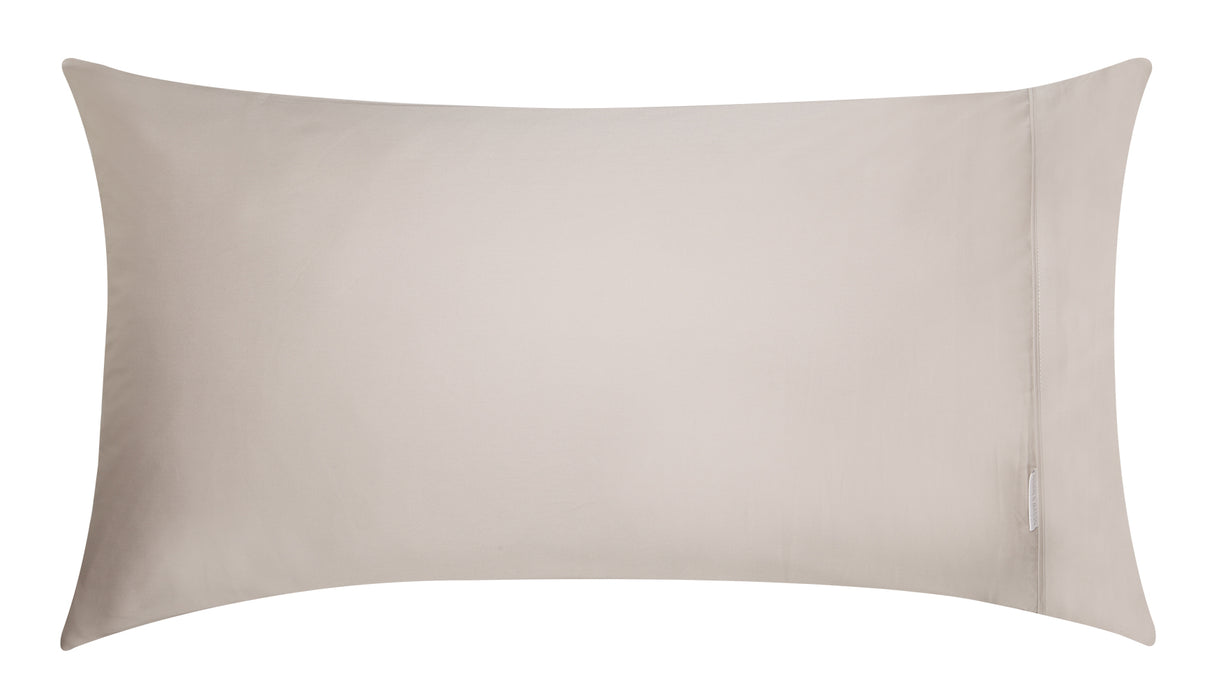 King Pillowcase - Logan And Mason 400TC Egyptian Cotton Sateen (Linen)