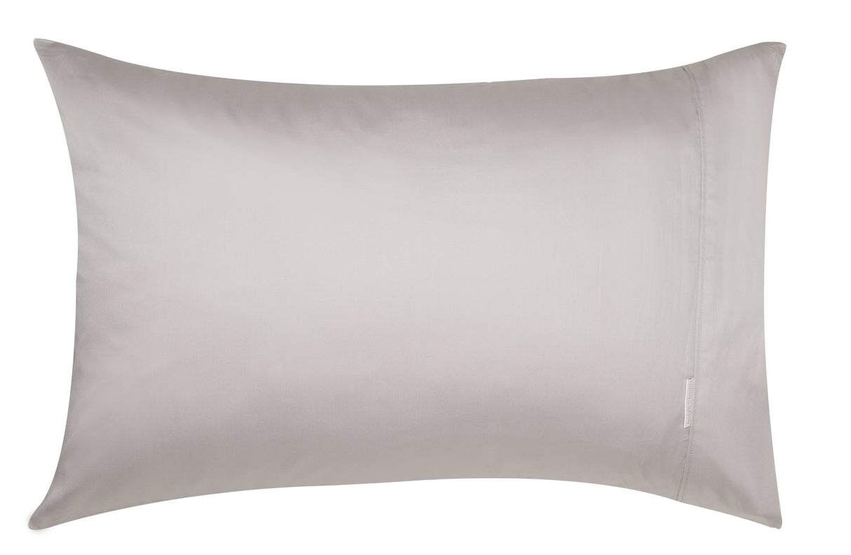 King Pillowcase - Logan And Mason 400TC Egyptian Cotton Sateen (Pewter)