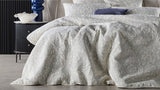 Quilt / Duvet  Cover Set - Platinum FLEUR INK (King)