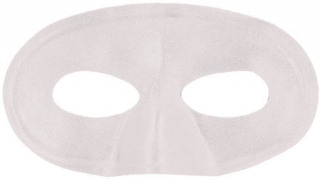 Premium white eye mask for comfort and relaxation, blocks light for restful sleep and meditation.