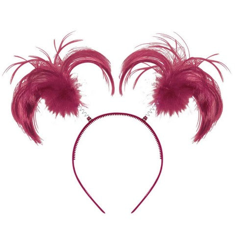 Vibrant burgundy Headbopper Ponytail accessory, 8x5 inches, perfect for adding style to any outfit or occasion.