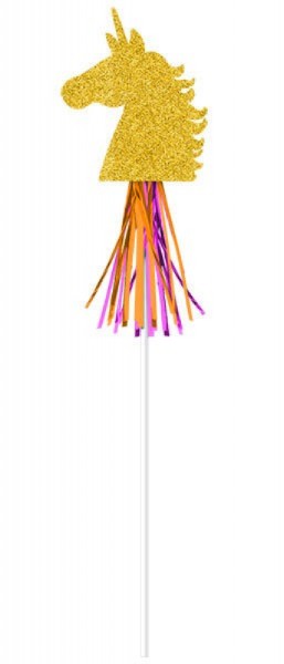 Pack of 6 enchanting unicorn wands, colorful and lightweight for imaginative play and magical celebrations.
