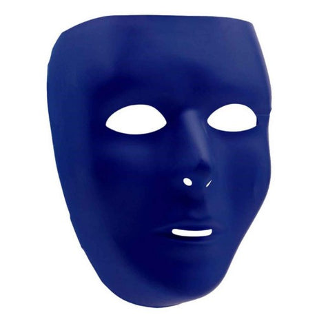 Navy full face mask offering comfort and protection, perfect for outdoor activities and cold weather.