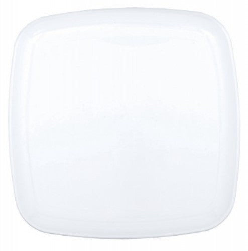 Elegant white square platter measuring 110CM x 36CM, perfect for serving appetizers and main dishes at any gathering.