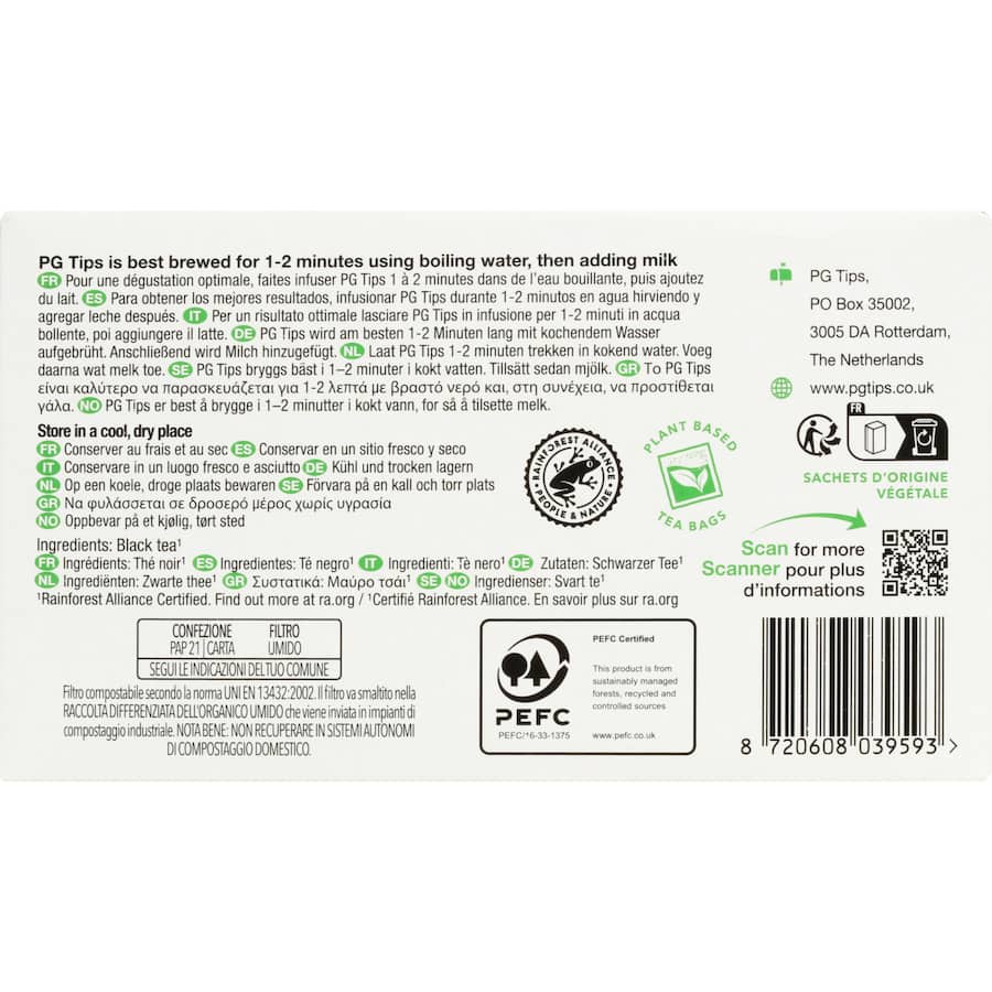 Pg Tea Bags  40 pack